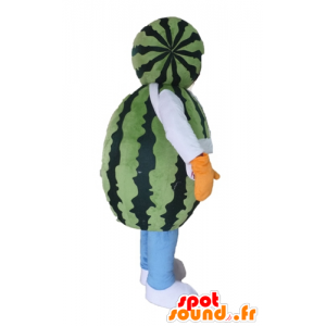 Mascot giganten vannmelon. grønn frukt Mascot - MASFR028553 - frukt Mascot