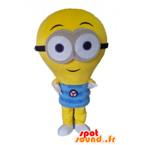 Mascot gigante lampadina gialla. Mascot Minions - MASFR028558 - Lampadina mascotte