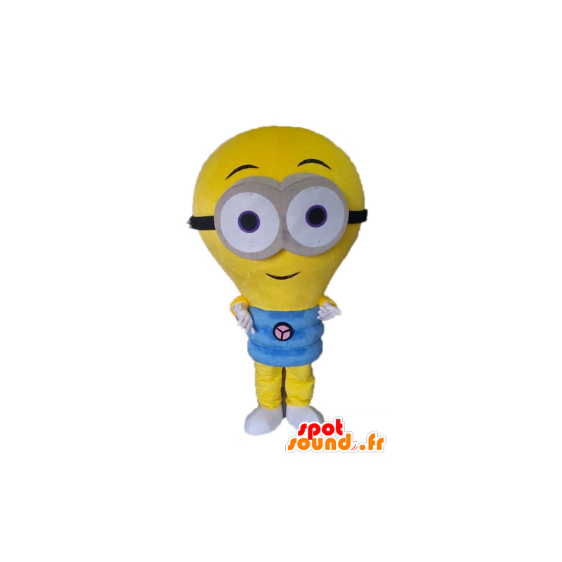 Mascotte d'ampoule jaune géante. Mascotte des Minions - MASFR028558 - Mascottes Ampoule