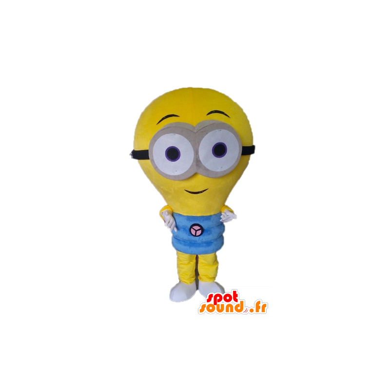 Mascot lâmpada amarela gigante. mascote Minions - MASFR028558 - mascotes Bulb