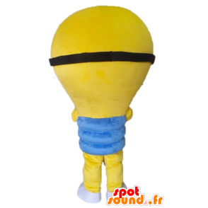Mascotte d'ampoule jaune géante. Mascotte des Minions - MASFR028558 - Mascottes Ampoule