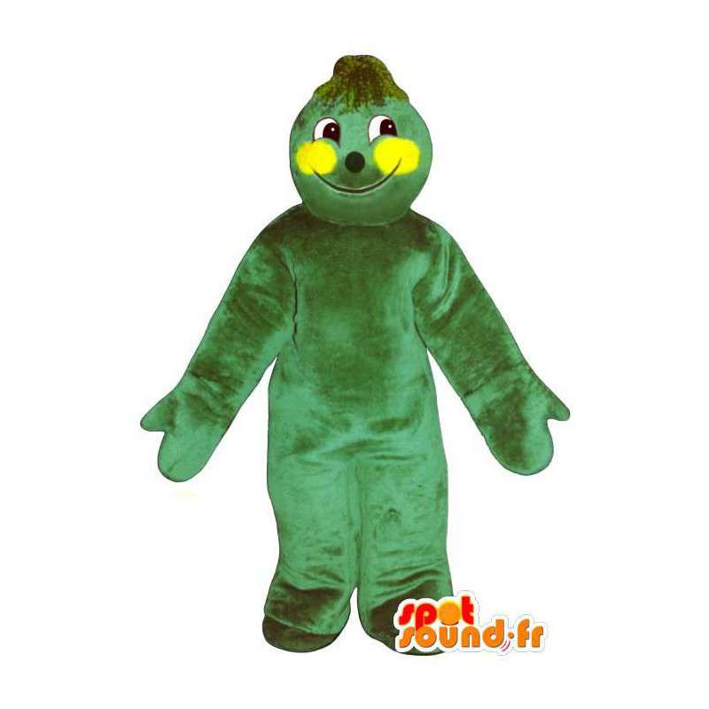 Mascot grande gigante cara verde - MASFR007241 - Mascotes homem