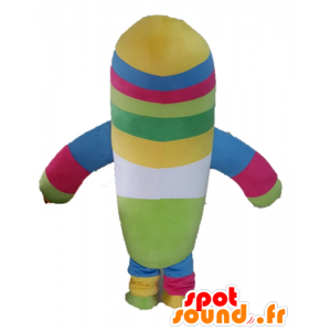 Mascotte de peluche multicolore. Mascotte de pilule colorée - MASFR028559 - Mascottes non-classées