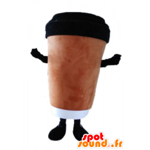 Kaffeetasse Maskottchen. Mascot heißes Getränk - MASFR028560 - Maskottchen von Objekten
