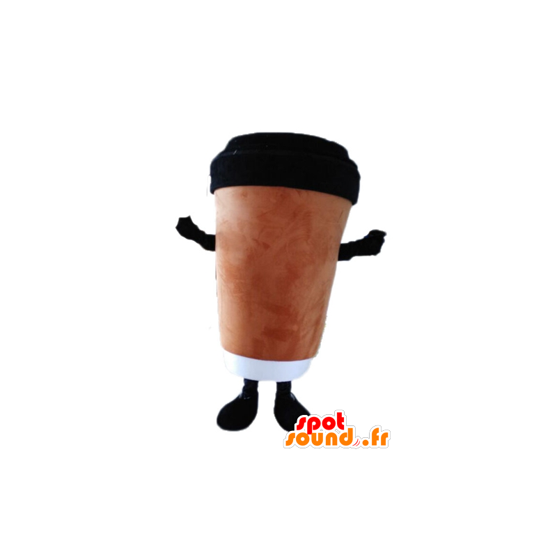 Mascotte de gobelet de café. Mascotte de boisson chaude - MASFR028560 - Mascottes d'objets