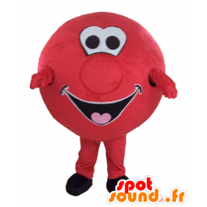 Mascot giant red ball. round mascot - MASFR028561 - Mascots of objects