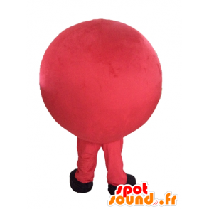 Mascot gigante bola roja. mascota ronda - MASFR028561 - Mascotas de objetos