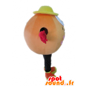 Mascotte de balle orange. Mascotte d'orange géante - MASFR028564 - Mascottes d'objets