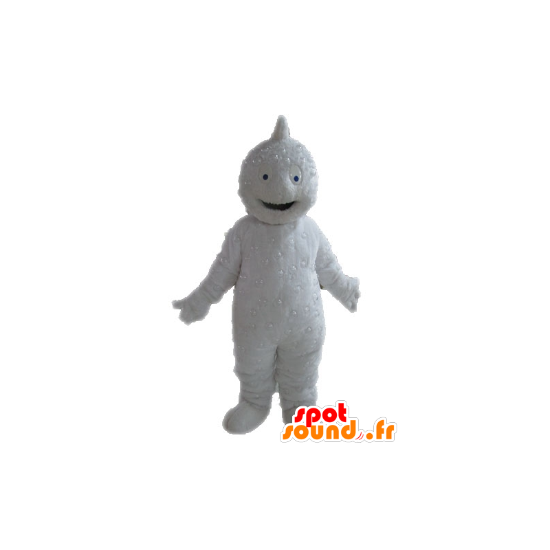 White Yeti mascot. Grizzly mascot - MASFR028565 - Monsters mascots