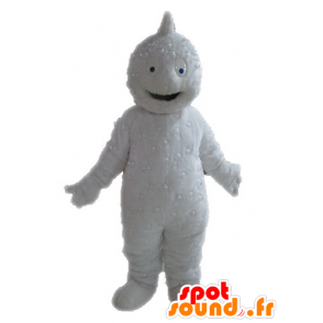 White Yeti mascot. Grizzly mascot - MASFR028565 - Monsters mascots