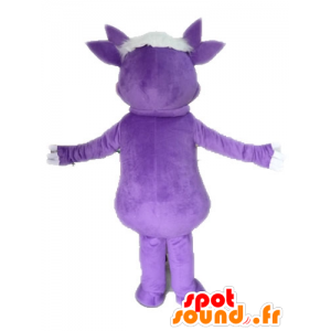 Erter dinosaur maskot. fiolett skapning maskot - MASFR028566 - Dinosaur Mascot