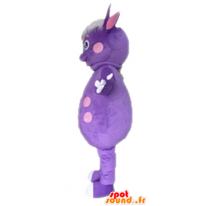 Peas dinosaur mascot. purple creature mascot - MASFR028566 - Mascots dinosaur