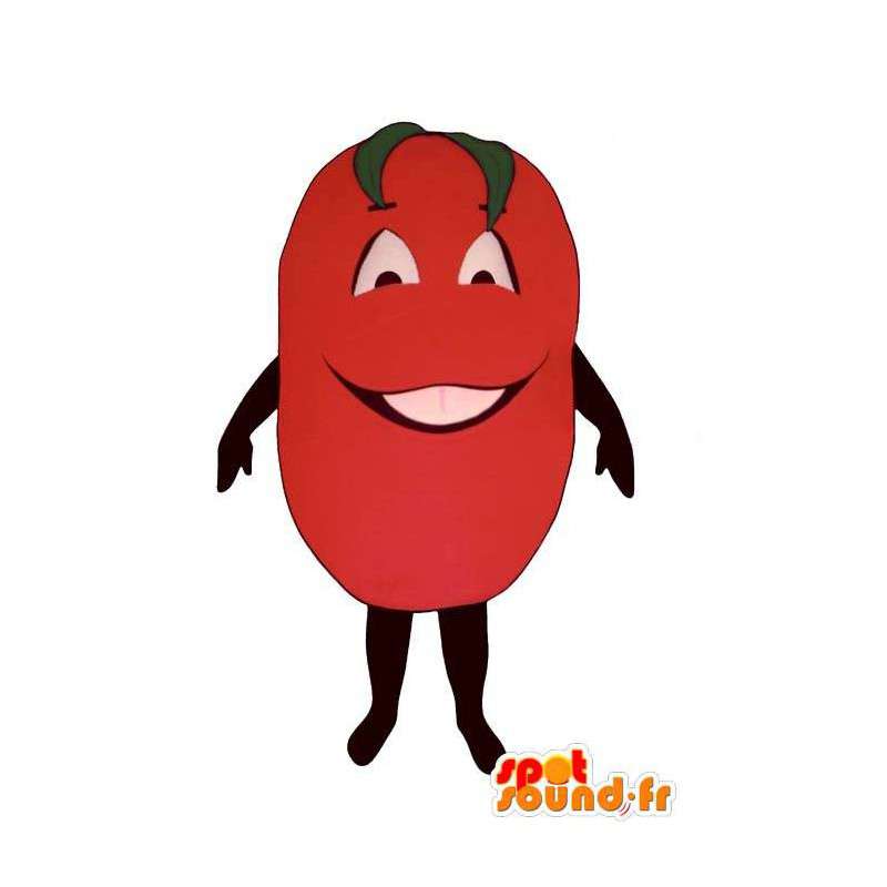 Mascot tomate gigante - MASFR007246 - Mascota de la fruta