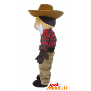 Cowboy maskot bart i tradisjonell kjole - MASFR028576 - menneskelige Maskoter