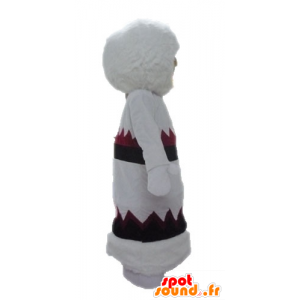 Mascotte d'esquimau en robe. Mascotte d'Indienne - MASFR028577 - Mascottes Humaines