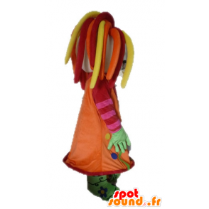 Mascot farbige Mädchen mit Dreadlocks - MASFR028578 - Maskottchen-jungen und Mädchen