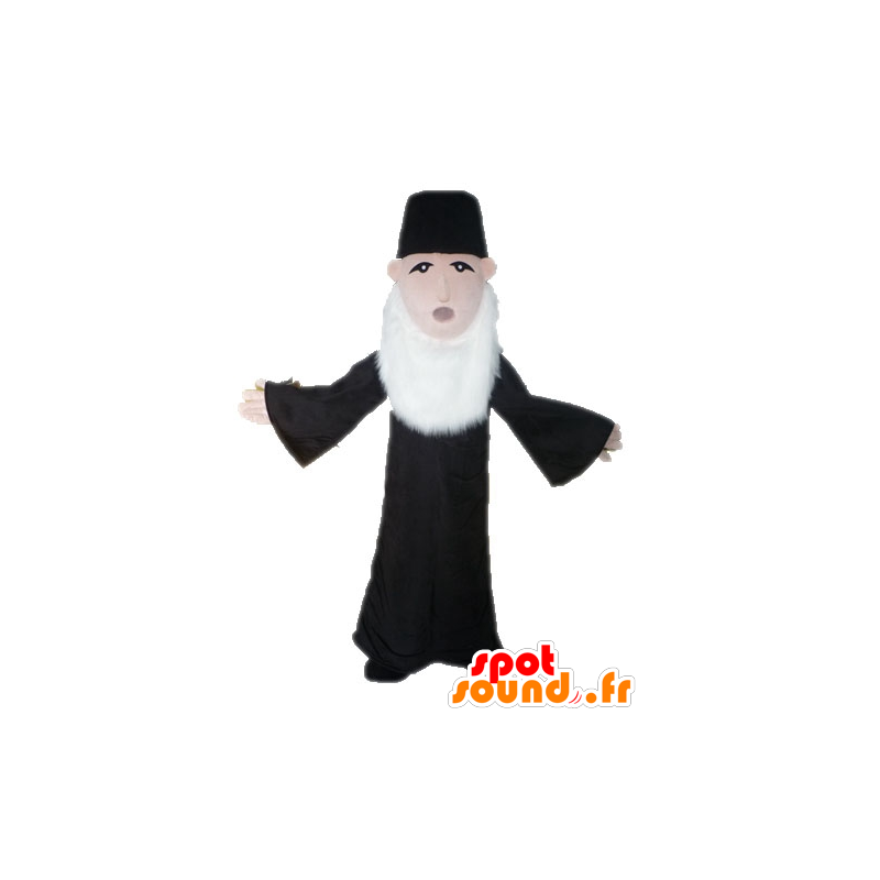 Mascotte de prêtre. Mascotte d'homme barbu - MASFR028579 - Mascottes Homme