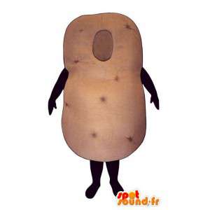 Mascot giant potato. Costume potato