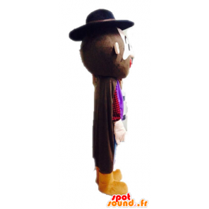Mascotte uomo in un vestito. periodo di Mascot - MASFR028580 - Umani mascotte