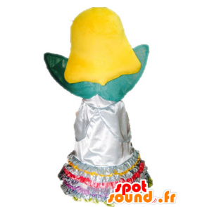 Mascot fata bionda. Principessa mascotte con le ali - MASFR028581 - Fata mascotte