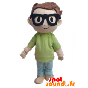 Boy mascot. Mascot schoolboy of toddler - MASFR028582 - Mascots child