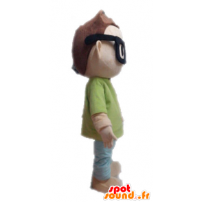 Boy mascotte. Mascot schooljongen klein kind - MASFR028582 - mascottes Child