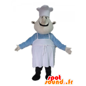Chef mascotte. restaurateur Mascot - MASFR028583 - Human Mascottes