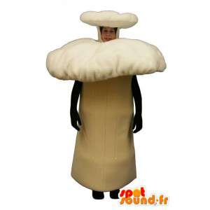 Mascotte fungo bianco - MASFR007248 - Mascotte di verdure