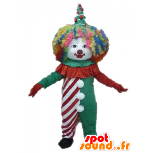 Colorato pagliaccio mascotte. circo mascotte - MASFR028585 - Circo mascotte