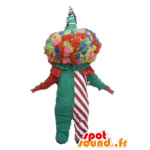 Colorful clown mascot. circus mascot - MASFR028585 - Mascots circus