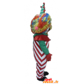 Kolorowe clown maskotka. Circus Mascot - MASFR028585 - maskotki Circus