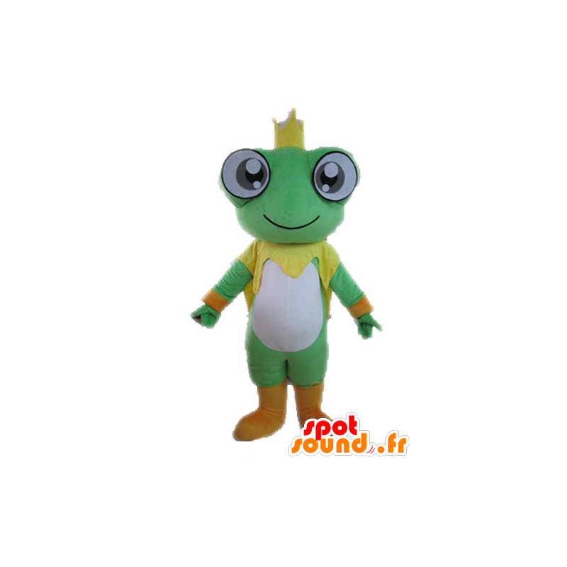 Mascot giant frog. King mascot - MASFR028586 - Mascots frog