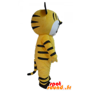 Mascote do tigre amarelo e preto. mascote felino - MASFR028587 - Tiger Mascotes