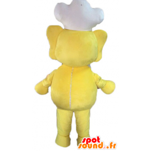 Mascota del elefante amarillo. Cocine la mascota - MASFR028589 - Mascotas de elefante