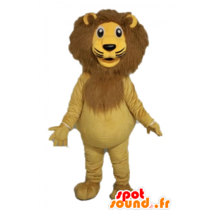 Mascotte de lion géant. Mascotte de félin - MASFR028590 - Mascottes Lion