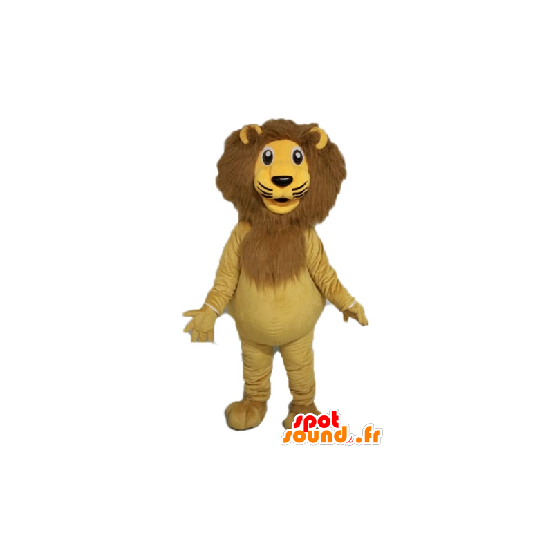 Giant lion mascot. feline mascot - MASFR028590 - Lion mascots