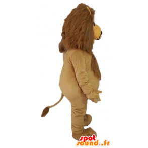Reusachtige leeuw mascotte. katachtige mascotte - MASFR028590 - Lion Mascottes