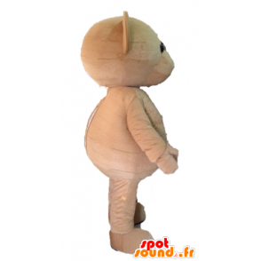 Mascotte de nounours marron. Mascotte d'ours en peluche - MASFR028593 - Mascotte d'ours