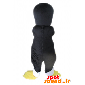 Mascot černá Penguin, žluté a bílé obr - MASFR028602 - Penguin Maskot