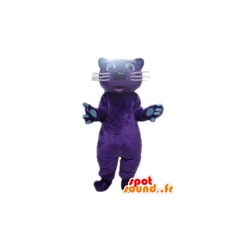 Mascotte de tigre, de panthère violette - MASFR028603 - Mascottes Tigre