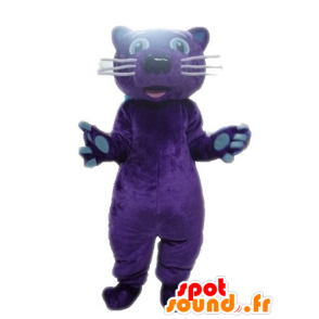 Tiger-Maskottchen, lila Panther - MASFR028603 - Tiger Maskottchen