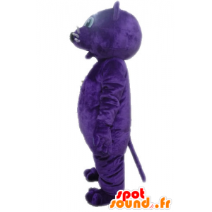 Mascotte de tigre, de panthère violette - MASFR028603 - Mascottes Tigre