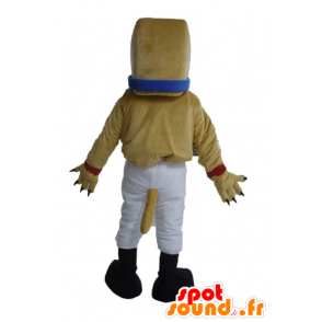 Mascot gigantisk og muskuløs bulldog beige - MASFR028607 - Dog Maskoter