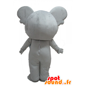 Mascot šedé a žluté koala, obří a šikovný - MASFR028609 - Koala Maskoti