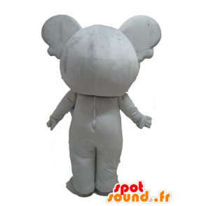 Mascotte de koala gris et jaune, géant et mignon - MASFR028609 - Mascottes Koala