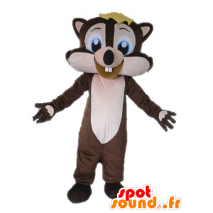 Mascot braun und rosa Eichhörnchen, sehr lächelnd - MASFR028614 - Maskottchen Eichhörnchen