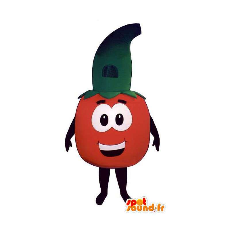 Costume de tomate. Déguisement de tomate - MASFR007255 - Mascotte de fruits