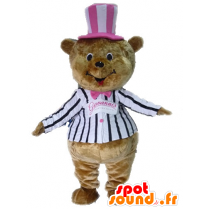 Mascot costume brown teddy bear - MASFR028617 - Bear mascot