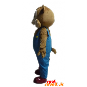 Mascot av brune og beige squirrel aller - MASFR028618 - Maskoter Squirrel