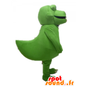 Giant and impressive green dinosaur mascot - MASFR028620 - Mascots dinosaur